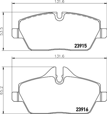 Cobreq N-1722 - Set placute frana,frana disc aaoparts.ro