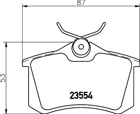 VAG 2Q0698451C - Set placute frana,frana disc aaoparts.ro