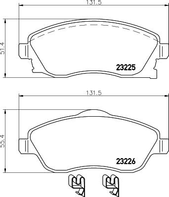 Cobreq N-360 - Set placute frana,frana disc aaoparts.ro