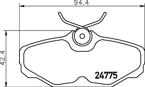 Cobreq N-316 - Set placute frana,frana disc aaoparts.ro