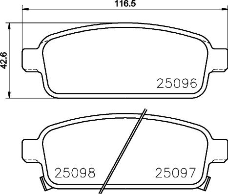Cobreq N-387 - Set placute frana,frana disc aaoparts.ro