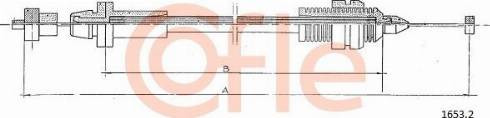 Cofle 92.1653.2 - Cablu acceleratie aaoparts.ro