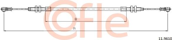 Cofle 92.11.9610 - Cablu acceleratie aaoparts.ro