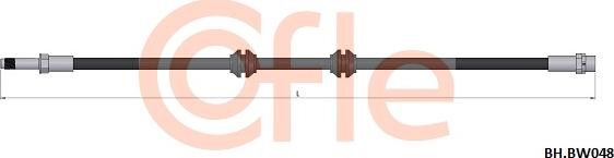 Cofle 92.BH.BW048 - Furtun frana aaoparts.ro