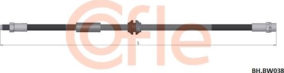 Cofle 92.BH.BW038 - Furtun frana aaoparts.ro