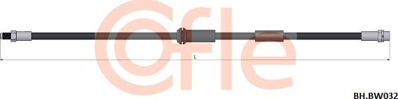 Cofle 92.BH.BW032 - Furtun frana aaoparts.ro