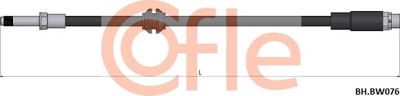 Cofle 92.BH.BW076 - Furtun frana aaoparts.ro