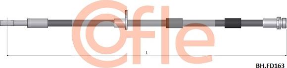 Cofle 92.BH.FD163 - Furtun frana aaoparts.ro
