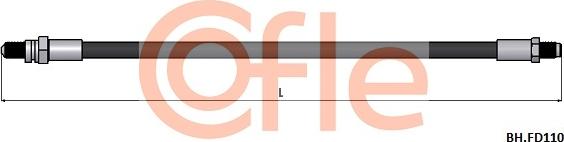 Cofle 92.BH.FD110 - Furtun frana aaoparts.ro