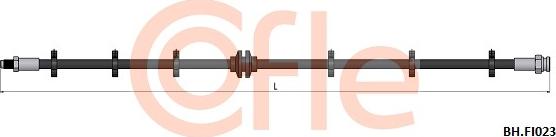 Cofle 92.BH.FI023 - Furtun frana aaoparts.ro