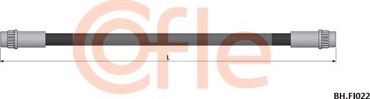 Cofle 92.BH.FI022 - Furtun frana aaoparts.ro