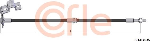 Cofle 92.BH.HY035 - Furtun frana aaoparts.ro