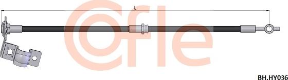 Cofle 92.BH.HY036 - Furtun frana aaoparts.ro