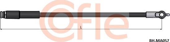 Cofle 92.BH.MA057 - Furtun frana aaoparts.ro