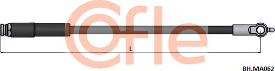Cofle 92.BH.MA062 - Furtun frana aaoparts.ro