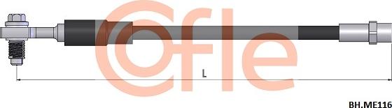 Cofle 92.BH.ME116 - Furtun frana aaoparts.ro