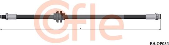 Cofle 92.BH.OP034 - Furtun frana aaoparts.ro