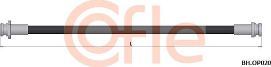 Cofle 92.BH.OP020 - Furtun frana aaoparts.ro
