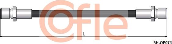 Cofle 92.BH.OP074 - Furtun frana aaoparts.ro