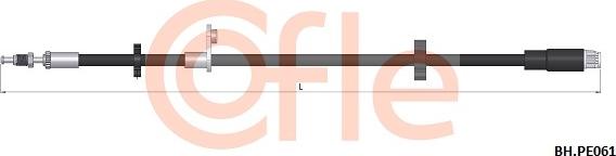Cofle 92.BH.PE061 - Furtun frana aaoparts.ro