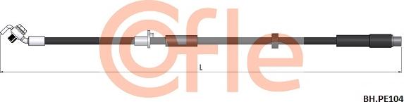 Cofle 92.BH.PE104 - Furtun frana aaoparts.ro