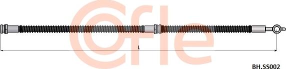 Cofle 92.BH.SS002 - Furtun frana aaoparts.ro