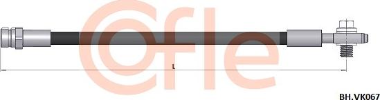 Cofle 92.BH.VK067 - Furtun frana aaoparts.ro