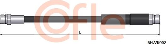 Cofle 92.BH.VK002 - Furtun frana aaoparts.ro