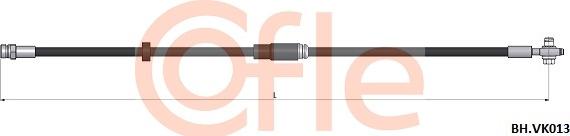 Cofle 92.BH.VK013 - Furtun frana aaoparts.ro