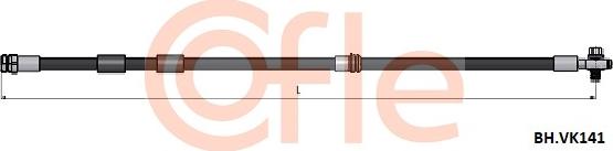 Cofle 92.BH.VK141 - Furtun frana aaoparts.ro