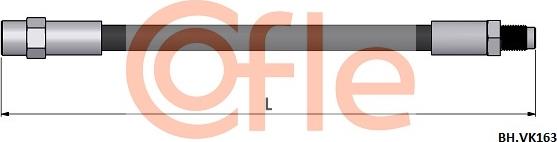 Cofle 92.BH.VK163 - Furtun frana aaoparts.ro