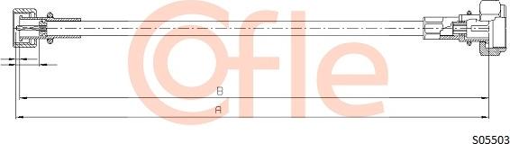 Cofle 92.S05503 - Arbore tahometru aaoparts.ro