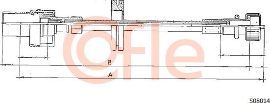 Cofle 92.S08014 - Arbore tahometru aaoparts.ro
