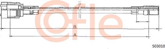 Cofle 92.S03010 - Arbore tahometru aaoparts.ro