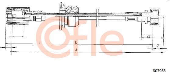 Cofle 92.S07083 - Arbore tahometru aaoparts.ro