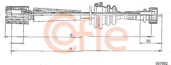 Cofle 92.S07082 - Arbore tahometru aaoparts.ro