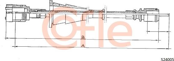 Cofle 92.S24005 - Arbore tahometru aaoparts.ro