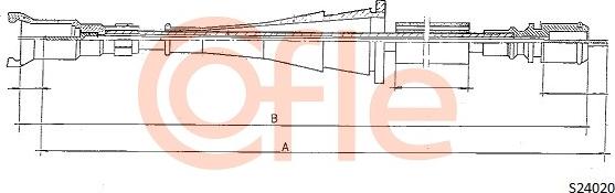 Cofle 92.S24020 - Arbore tahometru aaoparts.ro