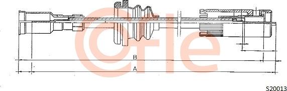 Cofle 92.S20013 - Arbore tahometru aaoparts.ro