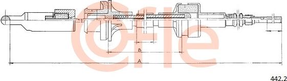 Cofle 442.2 - Cablu ambreiaj aaoparts.ro