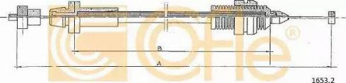 Cofle 1653.2 - Cablu acceleratie aaoparts.ro