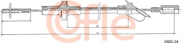 Cofle 1602.14 - Cablu ambreiaj aaoparts.ro