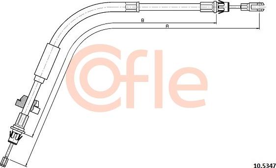Cofle 92105347 - Cablu, frana de parcare aaoparts.ro
