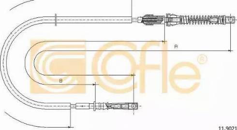 Cofle 11.9021 - Cablu acceleratie aaoparts.ro
