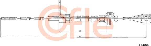 Cofle 11.064 - Cablu acceleratie aaoparts.ro