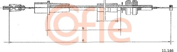 Cofle 11.146 - Cablu acceleratie aaoparts.ro