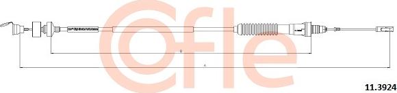 Cofle 11.3924 - Cablu ambreiaj aaoparts.ro