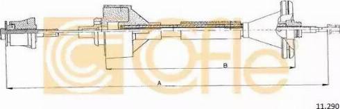 Cofle 11.290 - Cablu ambreiaj aaoparts.ro