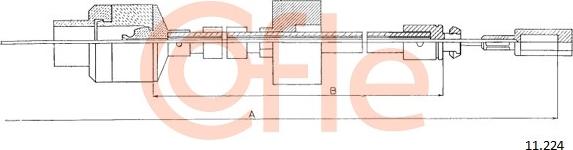 Cofle 11.224 - Cablu ambreiaj aaoparts.ro