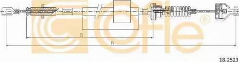 Cofle 18.2523 - Cablu ambreiaj aaoparts.ro